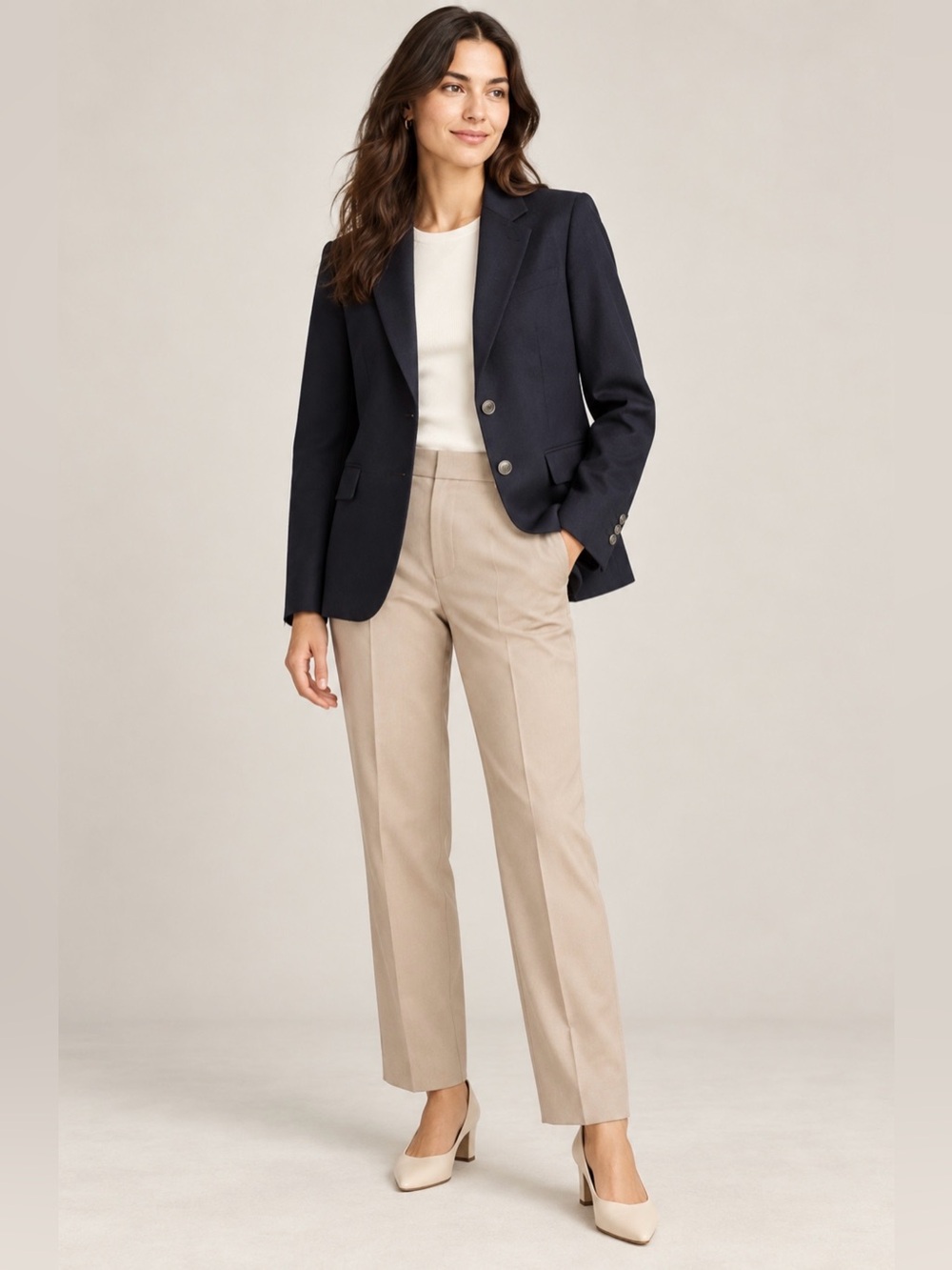 JW Anderson x UNIQLO Women’s Navy Wool Blend Blazer Size Small